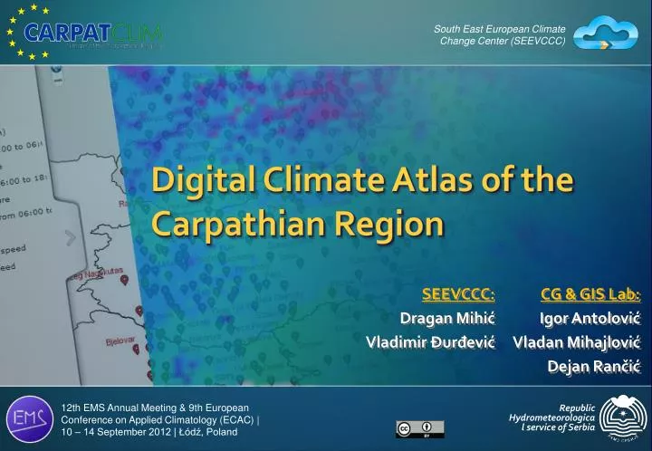 digital climate atlas of the carpathian region
