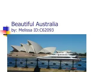 Beautiful Australia by: Melissa ID:C62093