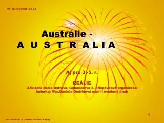 austr lie a u s t r a l i a