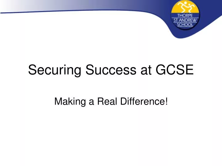 securing success at gcse