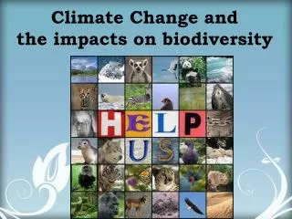 Climate Change and the impacts on biodiversity
