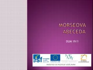 morseova abeceda