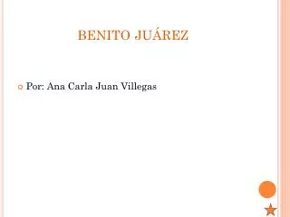 benito ju rez