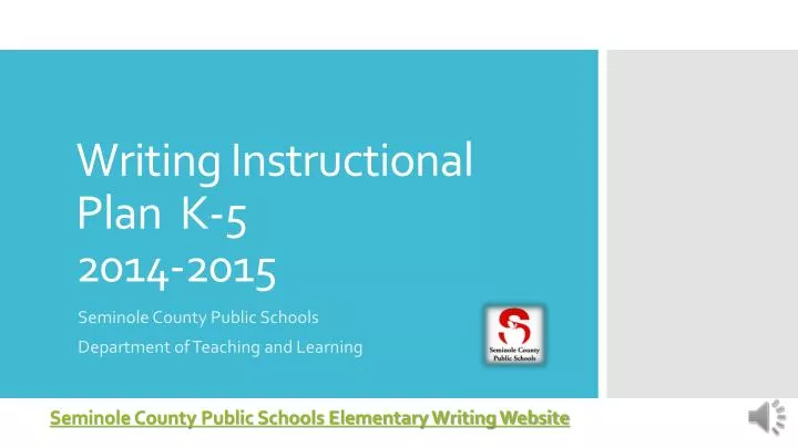 writing instructional plan k 5 2014 2015