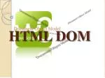 HTML DOM - slide 1