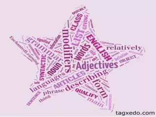 What is an Adjective?