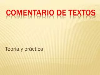 teor a y pr ctica