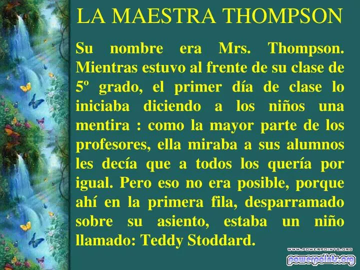 la maestra thompson