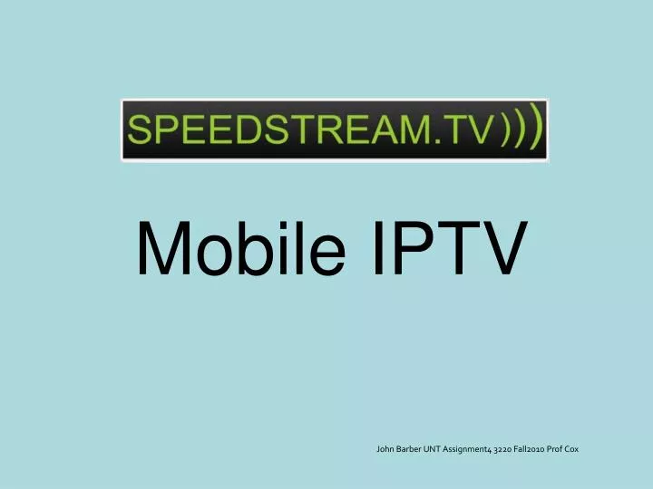 mobile iptv