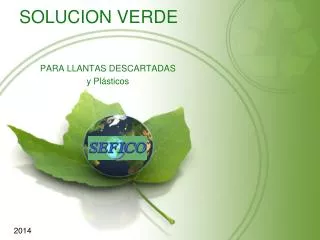 solucion verde
