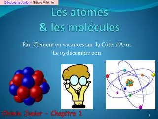 les atomes les mol cules