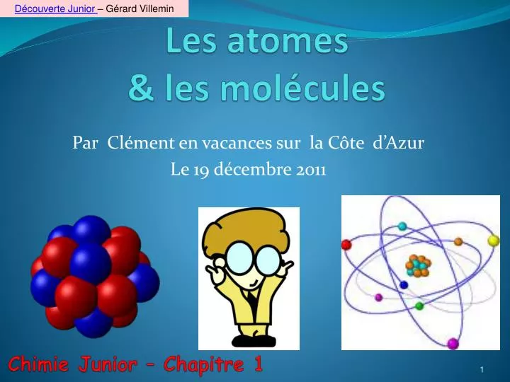 les atomes les mol cules