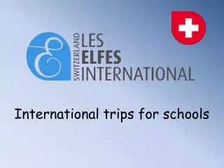International trips for schools