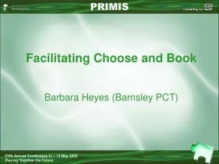 Facilitating Choose and Book