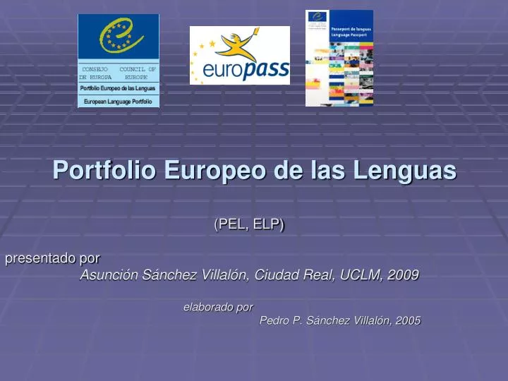 portfolio europeo de las lenguas