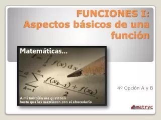 funciones i aspectos b sicos de una funci n