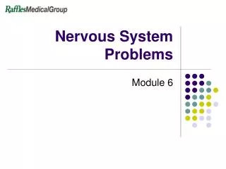 Nervous System Problems