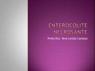 enterocolite necrosante