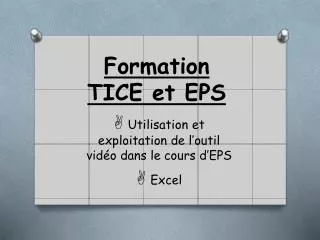 formation tice et eps