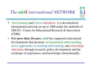 The en S I international NETWORK