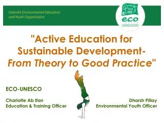 &quot;Active Education for Sustainable Development- From Theory to Good Practice &quot;