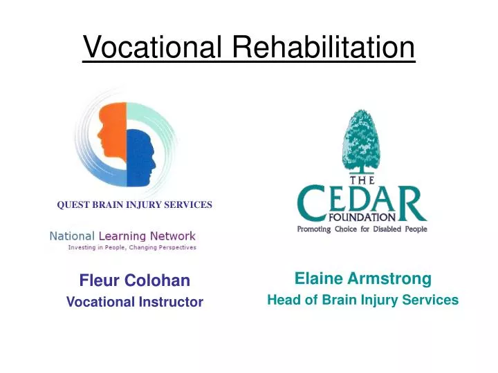 vocational rehabilitation