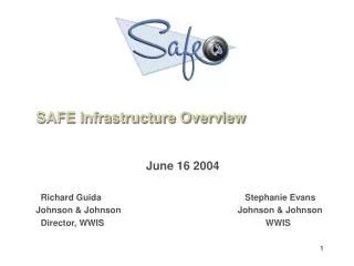 June 16 2004 Richard Guida			 	 Stephanie Evans
