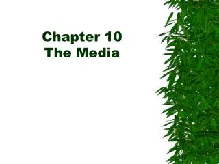 Chapter 10 The Media