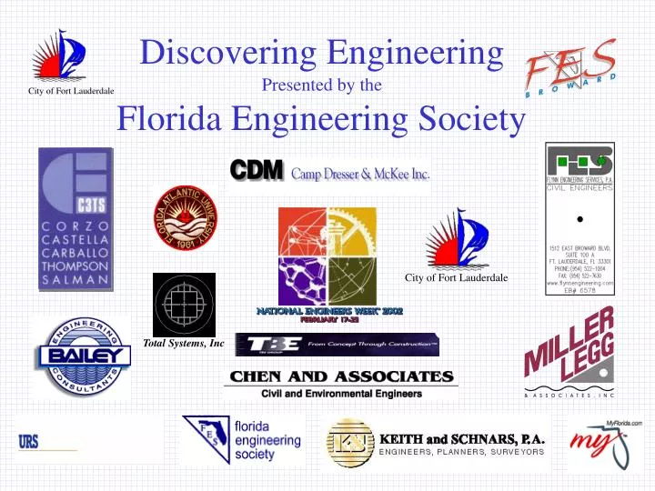 discovering engineering presented by the florida engineering society