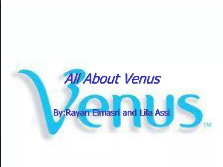 all about venus