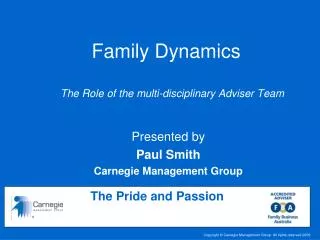 family dynamics the role of the multi disciplinary adviser team