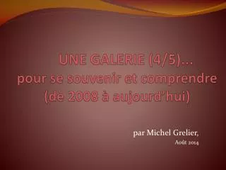 une galerie 4 5 pour se souvenir et comprendre de 2008 aujourd hui