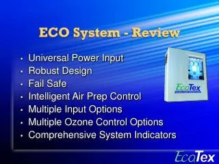 ECO System - Review