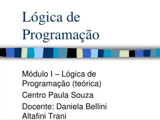 l gica de programa o