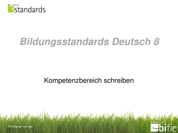 bildungsstandards deutsch 8