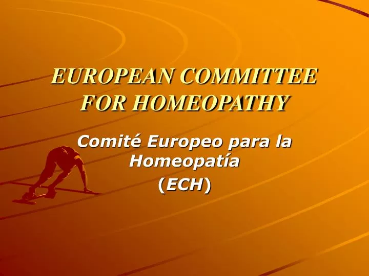 european committee for homeopathy