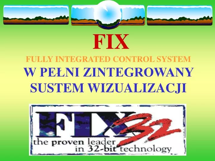 fix fully integrated control system w pe ni zintegrowany sustem wizualizacji