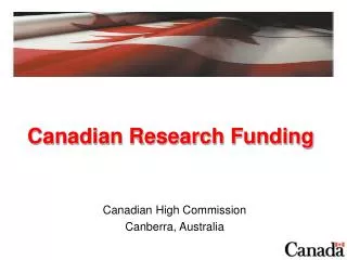 Canadian Research Funding