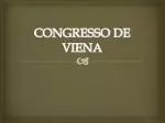 CONGRESSO DE VIENA - slide 1