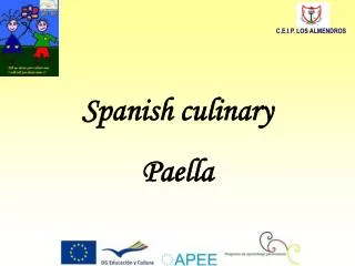 Spanish culinary