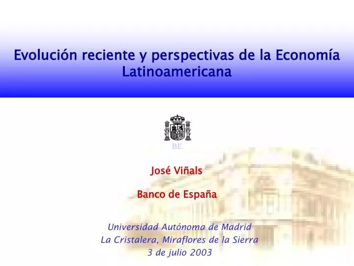 evoluci n reciente y perspectivas de la econom a latinoamericana