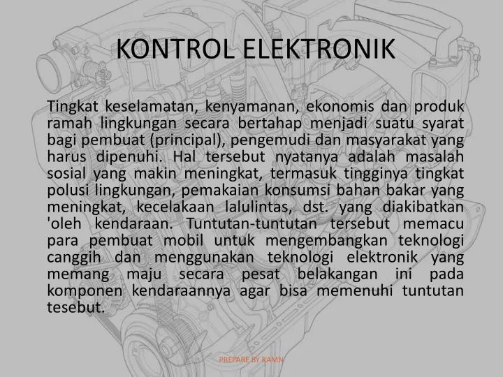 kontrol elektronik