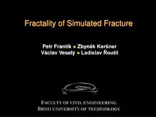 Fractality of Simulated Fracture