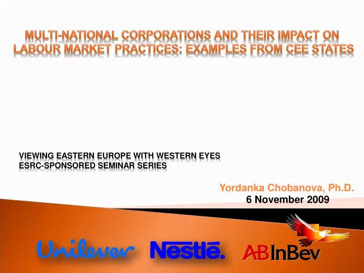 multi national corporations and their impact on labour market practices examples from cee states
