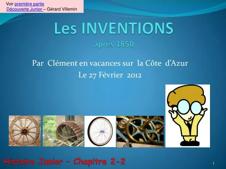 les inventions apr s 1850