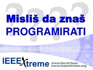 misli da zna