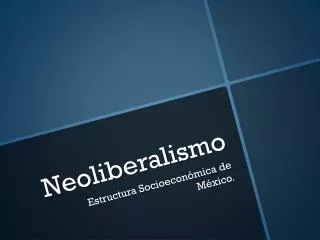 neoliberalismo