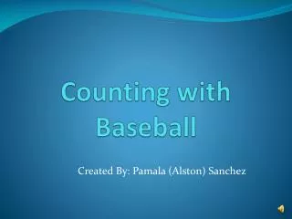 Counting with Baseball