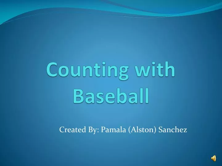 counting with baseball
