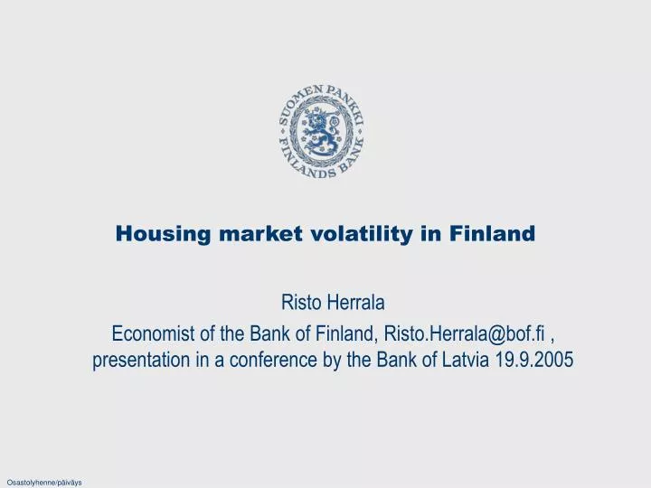 housing market volatility in finland